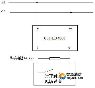 模塊與具有常開無源觸點的現場設備連接方法