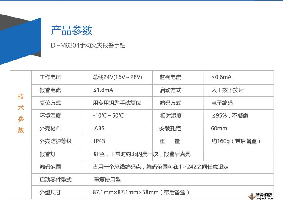 DI-M9204手鈕安裝參數